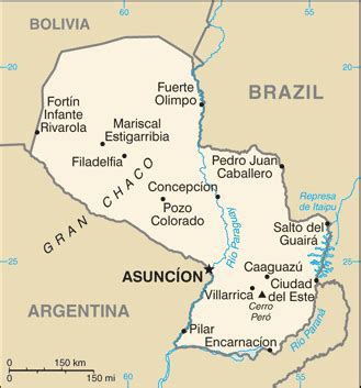 Encarnacion Map Paraguay - ToursMaps.com