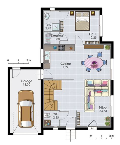 Plan De Maison A Etage Avec Garage Ventana Blog