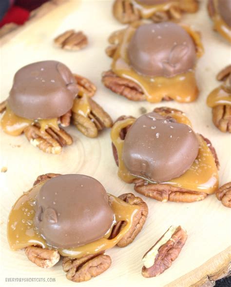 Homemade Turtle Candies Recipe - Everyday Shortcuts