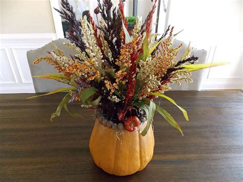 Amazon.com: Fall Pumpkin Centerpiece-Thanksgiving Table Centerpiece-Fall Centerpiece-Fall Table ...