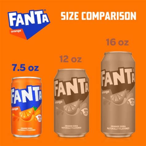 Fanta Orange Caffeine Free Soda Cans Pk Fl Oz Frys Food Stores