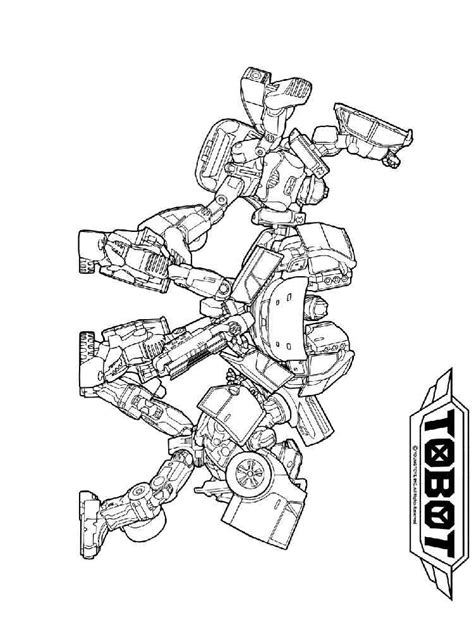 Tobot Coloring Pages