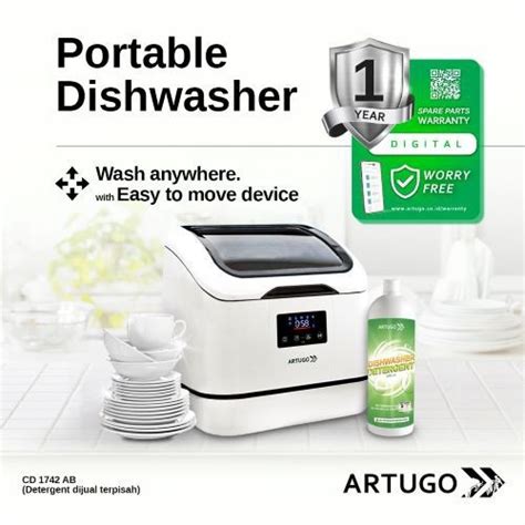 Artugo Diswasher Alat Pencuci Piring Otomatis Cd Ar Clearance Sale