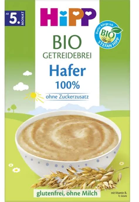 HiPP Bio Getreidebrei Hafer 100 200 g Piccantino Onlineshop Österreich