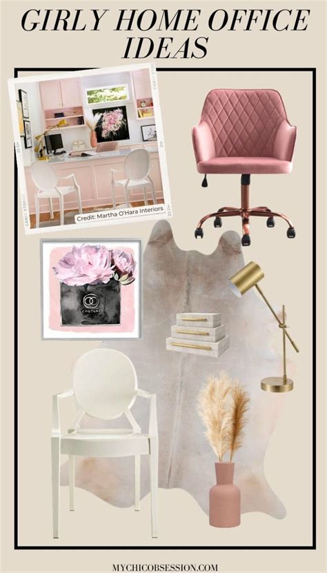 12 Designer-Approved Girly Home Office Ideas and How To Recreate Them ...