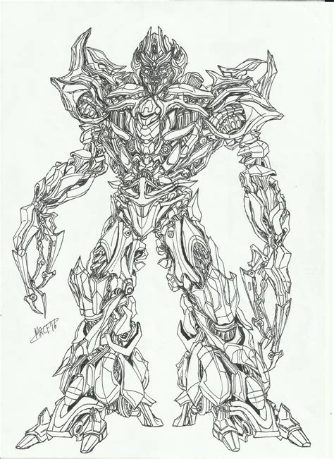 Megatron Drawing at GetDrawings | Free download