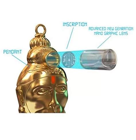 Energized Shri Hanuman Chalisa Yantra Hanuman Chalisa Yantram Pendant