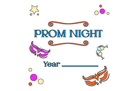 Prom Night Poster Promenade Dance Svg Cut File By Creative Fabrica