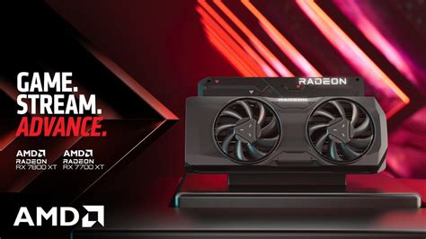 AMD Radeon™ RX 7800 XT and RX 7700 XT | Game. Stream. Advance. - YouTube