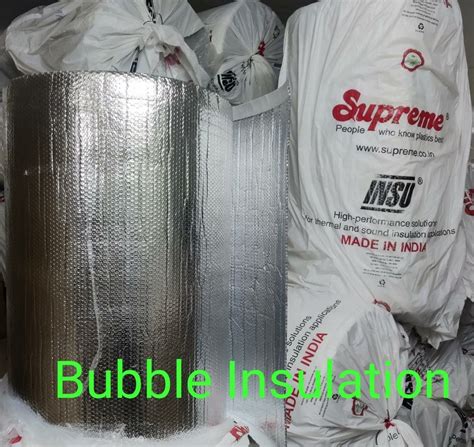 Aluminiam Foil Reflective Bubble Insulation Sheet Thickness Mm Mm