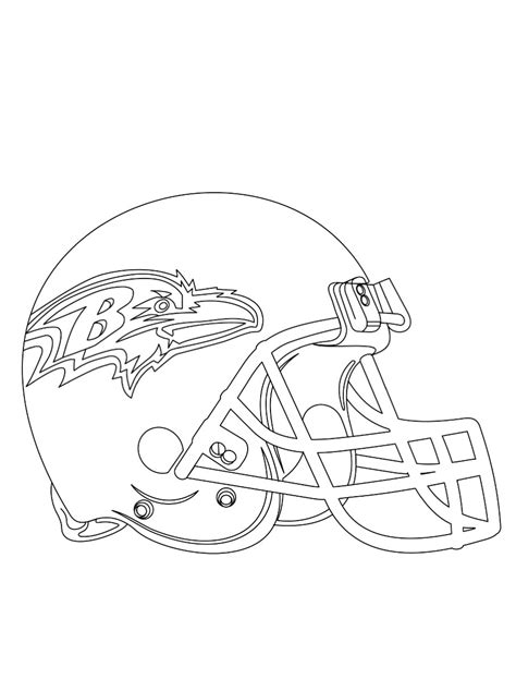 Free Baltimore Ravens Coloring Pages Pdf - Coloringfolder.com