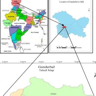 Ranking of tourist nodes in the Ganderbal district | Download ...