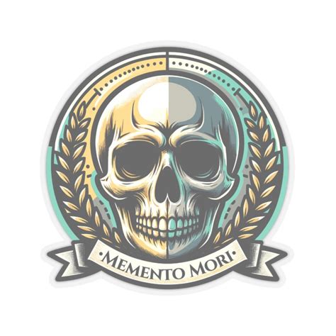 Stoic Decal Stoicism Memento Mori Emblem Embrace Life Sticker Etsy