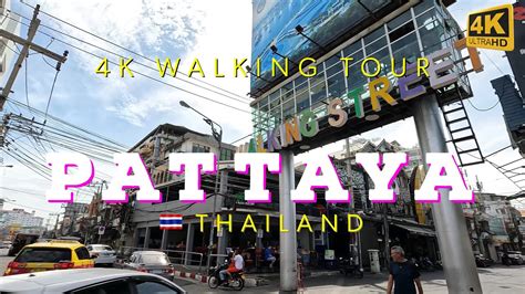 4K Walking Tour Thailand Pattaya Spaziergang über Walking Street am