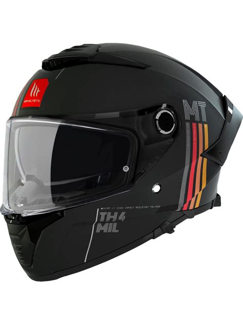 Kask Integralny Mt Thunder Sv Mil Czarny Matowy Sklep Moto Tour Pl