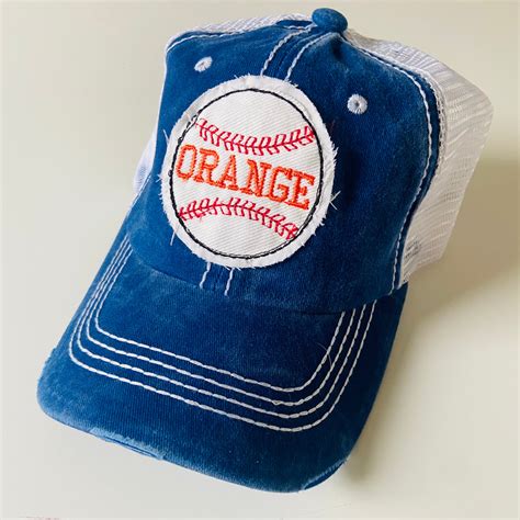 Orange Baseball Hat – Boxcar Boutique