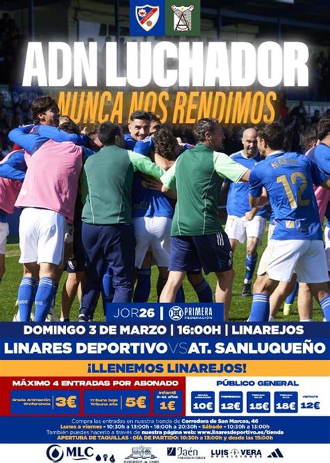 Ver En Directo El Linares Deportivo Atl Tico Sanluque O Noticias D