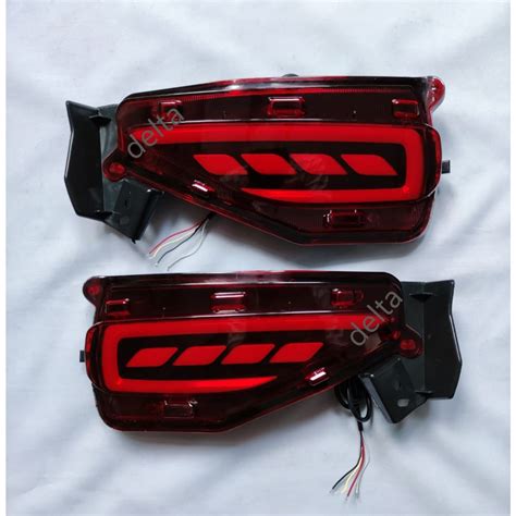 Jual Lampu Reflektor Bemper Belakang Fortuner VRZ 2pcs Kiri Kanan