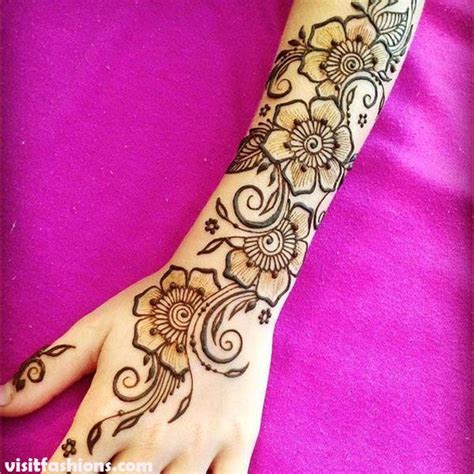 Beautiful And Simple Floral Mehndi Design Mehndi Designs For Hands