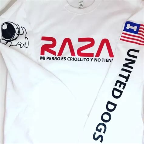 Sudadera Perro Sin Raza Nasa Unisex Blanca Reflejante Meses Sin Intereses