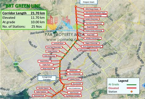 Karachi Green Line Bus Rapid Transit Project To Start From Middle Of