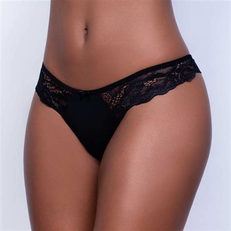 Calcinha Renda Fio Dental 0488 Jackie Lingerie