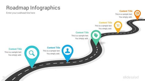 roadmap infographics for powerpoint slidemodel slides and ppt diagrams