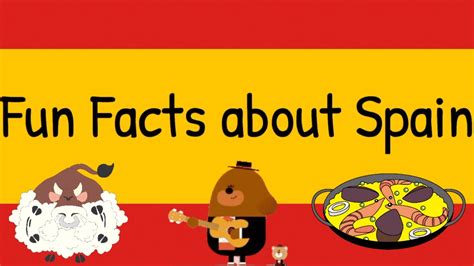 Fun Facts About Spain Espa A Youtube