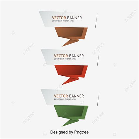 Ribbon Vector Banner Design Png And Psd Banner Template Photoshop Images