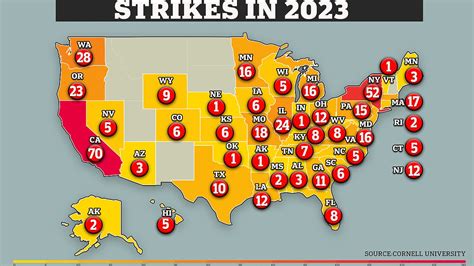 More than 330,000 American workers have taken part in strikes across ...