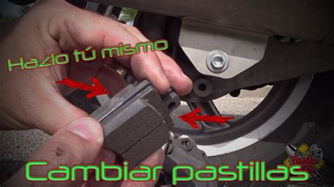 Cambiar Pastillas De Freno Moto Scooter Traseras YouTube