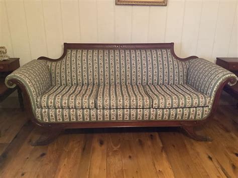 Lot Antique Duncan Phyfe Style Sofa