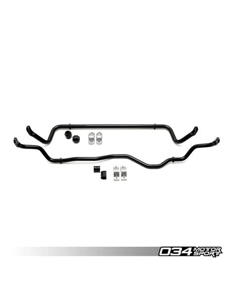 Kit Barres Anti Roulis Dynamic Avant Arrière 034motorsport Pour Audi