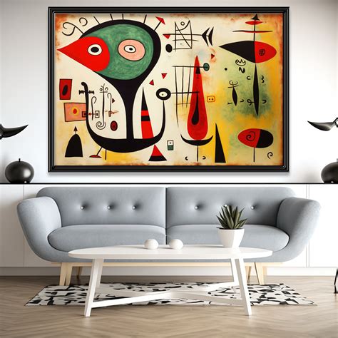 Joan Miro Art Print Miro Inspired Printable Wall Art Miro - Etsy