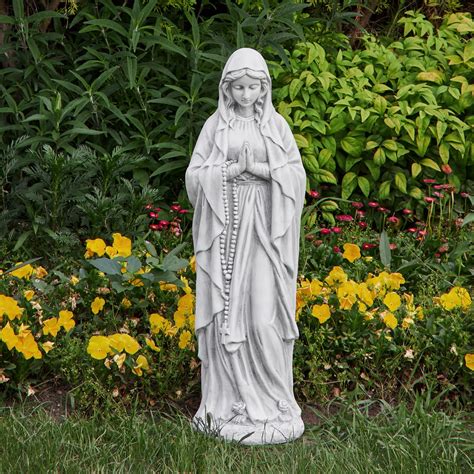 Amazon Concrete Virgin Mary Religious Statue Bless Mother Religion