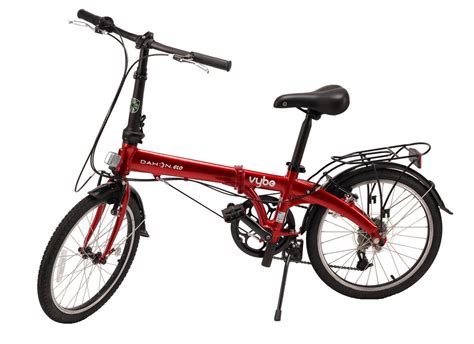 Dahon Vybe D Lightweight Aluminum Folding Bicycle Bike Red