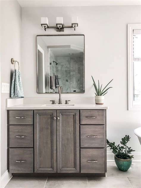 Grey Bathroom Vanity Gray Bathroom Decor Rectangle Rustic Bathroom