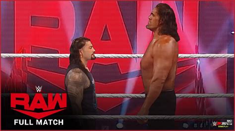 FULL MATCH Roman Reigns Vs Great Khali Raw July 5 2020 YouTube