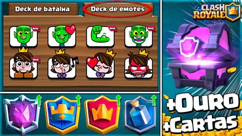 Novo Deck De Emotes BaÚs Com Mais Cartas E Mais Ouro E Muitas MudanÇas Nas Ligas Do Clash