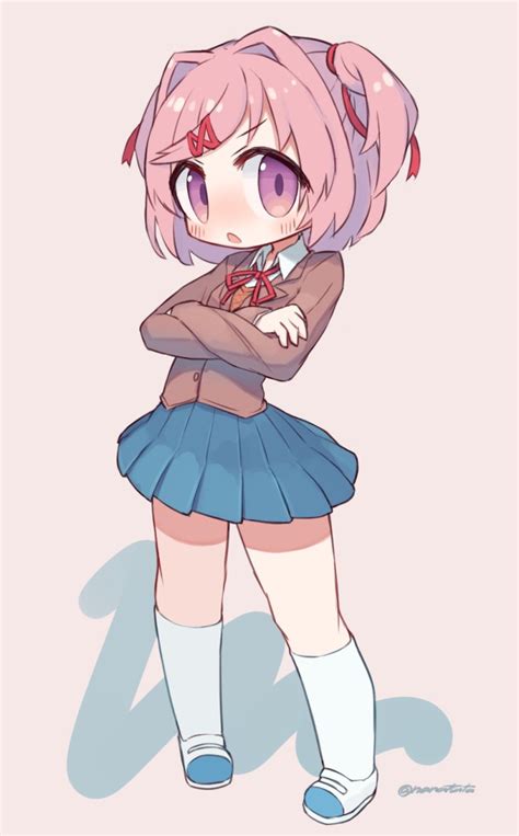 Natsuki Doki Doki Literature Club Image By Nanatsuta 3893510