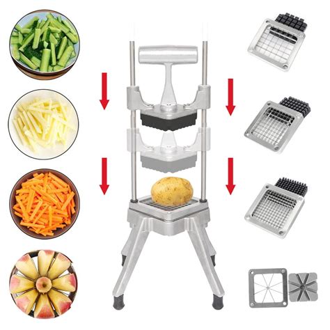 Ktaxon Commercial Vegetable Fruit Chopper Stainless Steel French Fry