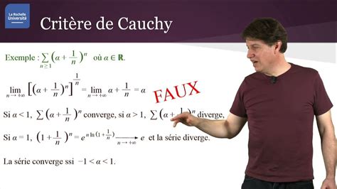 Séries Numériques 46 Critère De Dalembert Cauchy Riemann Youtube