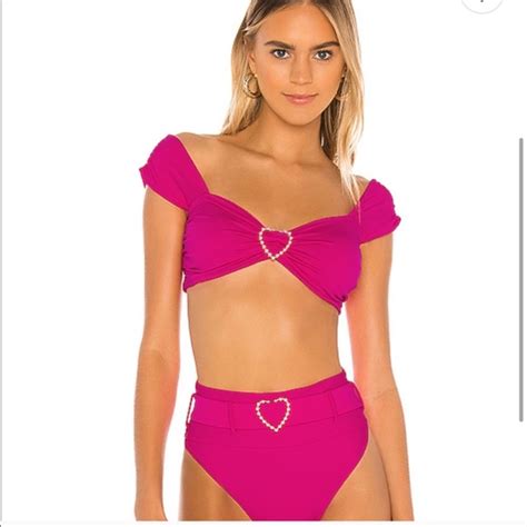 Beach Riot Swim Iso Beach Riot Heart Twist Fuchsia Rose Poshmark