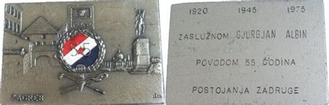 Plaquette Zagreb Yougoslavie Numista