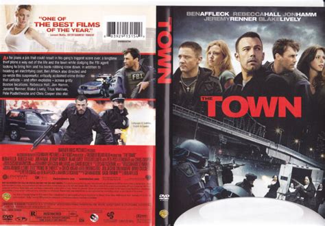 The Town (2010) R1 - Movie DVD - CD Label, DVD Cover, Front Cover