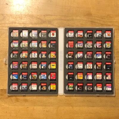 Nintendo Switch Cartridge Game Case, Holds 60 Games Cartridges Retro - Etsy