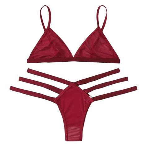 Lingerie sexy dentelle string string sous vêtements vêtements de nuit