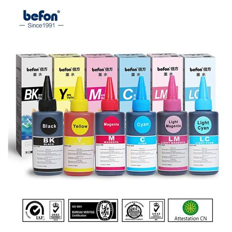 Befon Kit De Recarga De Tinta Para Impresora Cartucho De Tinta