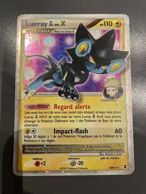 Carte Pok Mon Luxray Niv X Bloc Platine Rivaux Emergeants