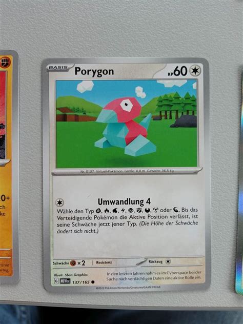 Porygon Deutsch Pokemon 151 Mew Kaufen Auf Ricardo